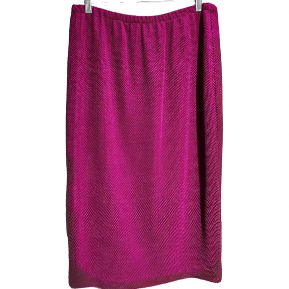 Florentine Purple Woven Wine Jacket & Skirt Suit – Vintage Two‑Piece Set, 12 - Picture 7 of 16